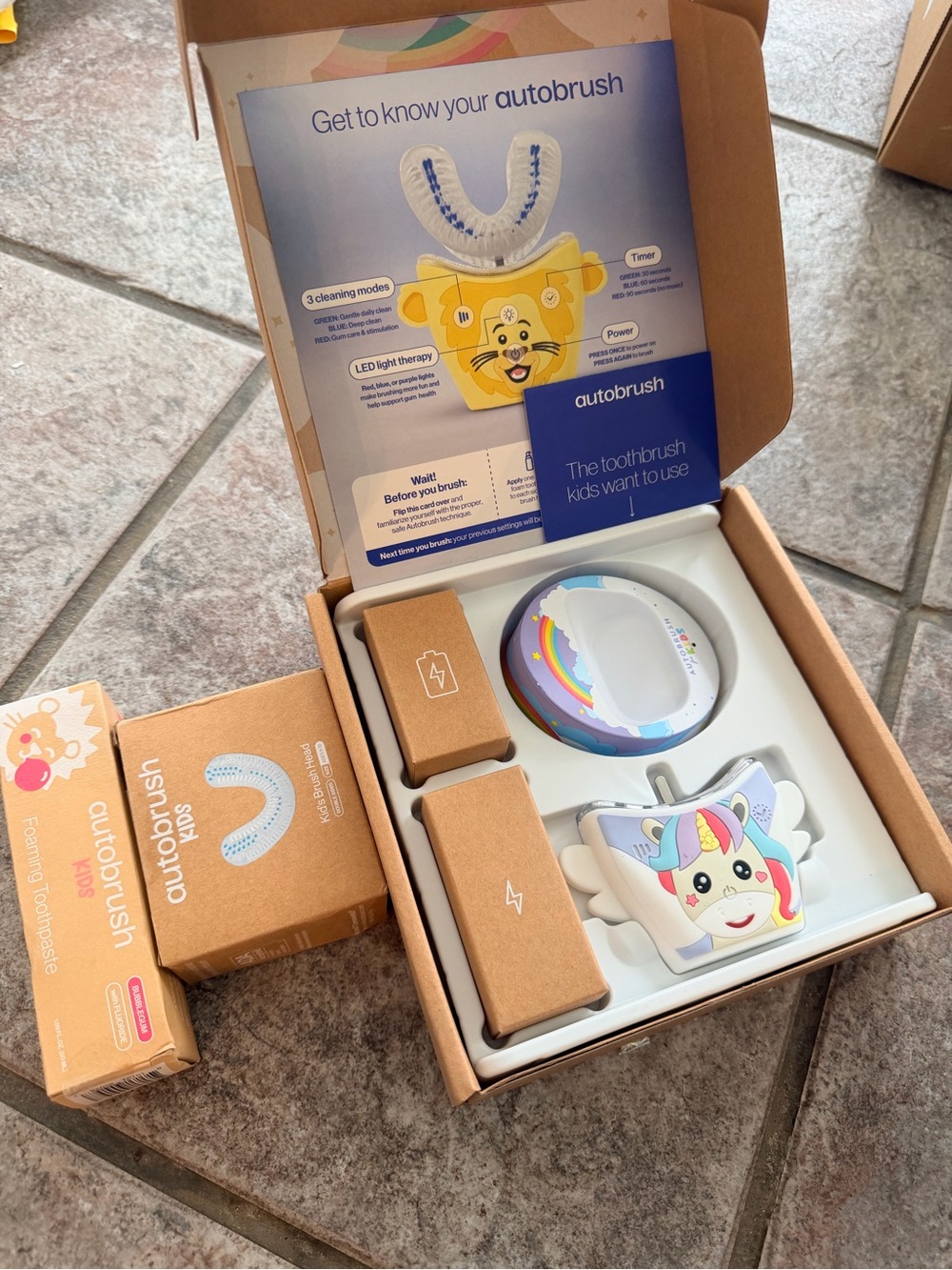 Autobrush Kids Unicorn Electric Toothbrush